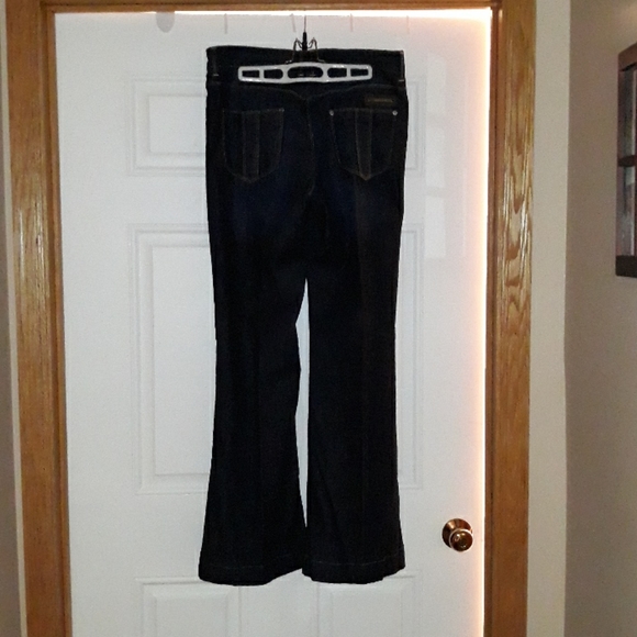 Burberry Blue Denim Wiltshire Flare Jean 30 8 - Picture 6 of 6